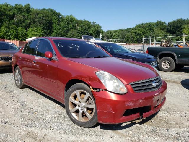 Photo 1 from auction – 2006 INFINITI G35 with VIN JNKCV51F36M607489