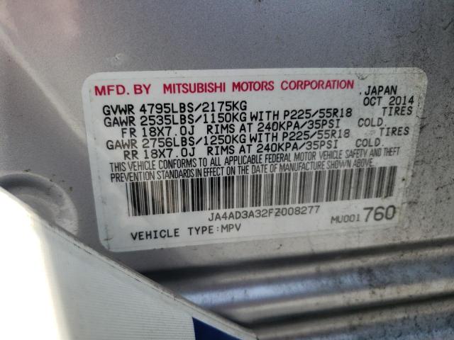 Photo 10 from auction – 2015 MITSUBISHI OUTLANDER with VIN JA4AD3A32FZ008277
