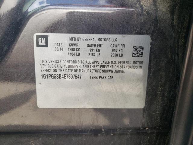 Photo 10 from auction – 2014 CHEVROLET CRUZE LTZ with VIN 1G1PG5SB4E7397547