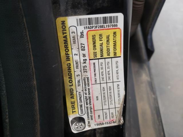 Photo 10 from auction – 2014 FORD FOCUS SE with VIN 1FADP3F28EL197986