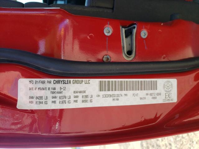 Photo 10 from auction – 2013 DODGE DART SXT with VIN 1C3CDFBH2DD133174