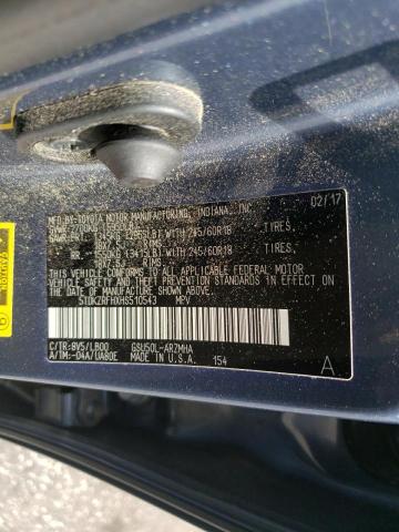 Photo 10 from auction – 2017 TOYOTA HIGHLANDER with VIN 5TDKZRFHXHS510543