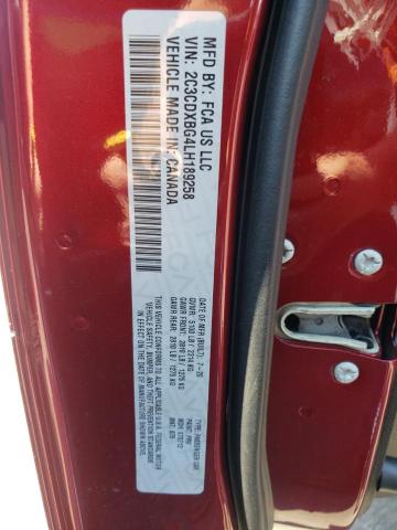 Photo 10 from auction – 2020 DODGE CHARGER SX with VIN 2C3CDXBG4LH189258