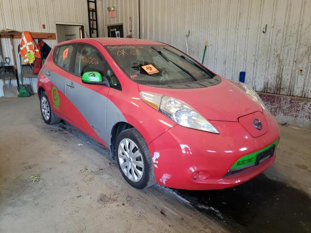 NISSAN LEAF S 2016 with VIN 1N4AZ0CP3GC307597 - Photo from auction