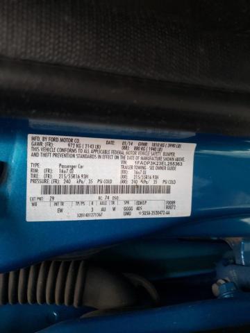 Photo 10 from auction – 2014 FORD FOCUS SE with VIN 1FADP3K23EL255363