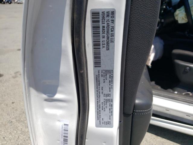 Photo 10 from auction – 2021 DODGE DURANGO SX with VIN 1C4RDHAG4MC660326