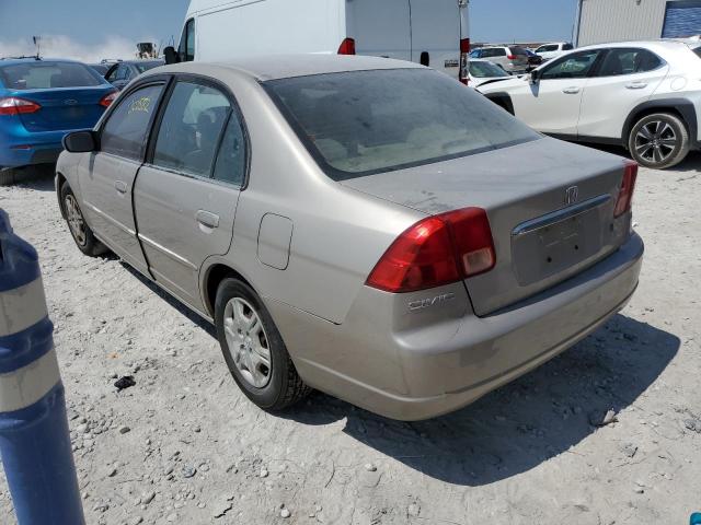 Photo 3 from auction – 2002 HONDA CIVIC LX with VIN 2HGES16552H509011