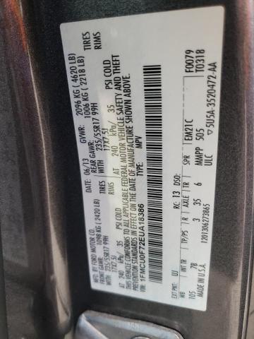 Photo 10 from auction – 2014 FORD ESCAPE S with VIN 1FMCU0F72EUA18386