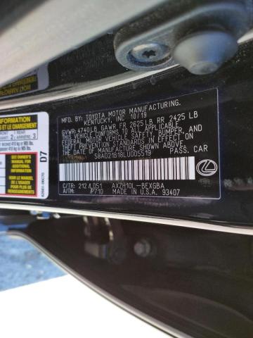 Photo 10 from auction – 2020 LEXUS ES 300H with VIN 58AD21B18LU005519
