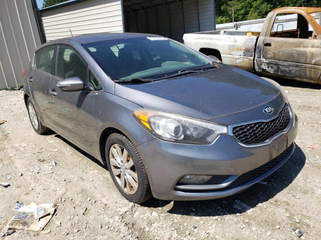 KIA FORTE EX 2014 with VIN KNAFX5A87E5247093 - Photo from auction