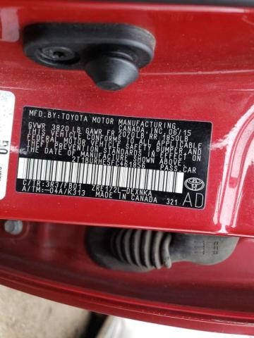 Photo 10 from auction – 2015 TOYOTA COROLLA L with VIN 2T1BURHE5FC461856