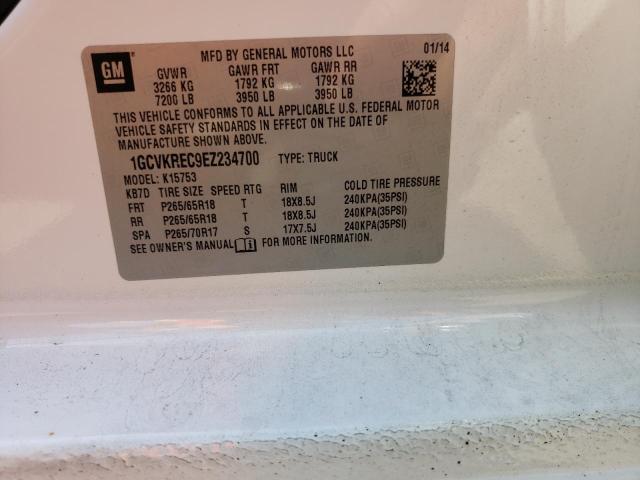 Photo 10 from auction – 2014 CHEVROLET SILVERADO with VIN 1GCVKREC9EZ234700