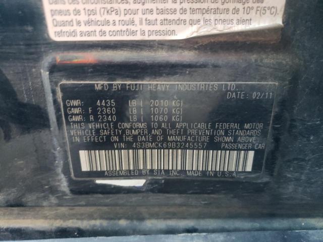 Photo 10 from auction – 2011 SUBARU LEGACY 2.5 with VIN 4S3BMCK69B3245557