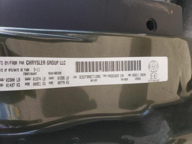 Zdjęcie 10 z aukcji – 2012 FIAT 500 SPORT z VIN 3C3CFFBR9CT112981