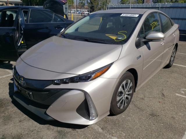 Photo 2 from auction – 2021 TOYOTA PRIUS PRIM with VIN JTDKAMFP0M3183146
