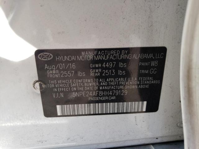 Foto 10 de la subasta – 2017 HYUNDAI SONATA SE con VIN 5NPE24AF8HH479129