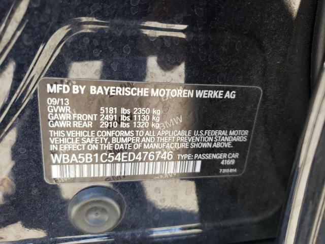 Photo 10 from auction – 2014 BMW 535 I with VIN WBA5B1C54ED476746