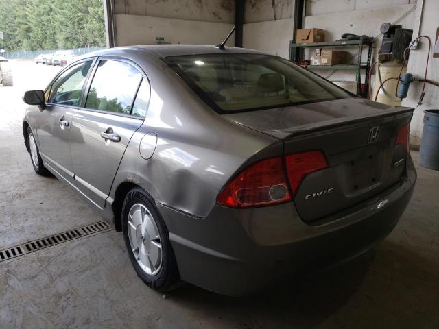 Photo 3 from auction – 2007 HONDA CIVIC HYBR with VIN JHMFA36257S003409