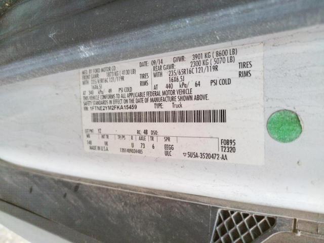 Photo 10 from auction – 2015 FORD TRANSIT T- with VIN 1FTNE2YM2FKA15459