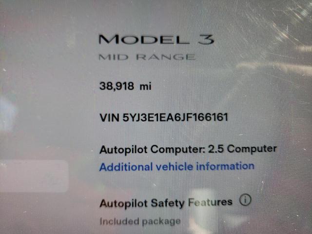 Photo 8 from auction – 2018 TESLA MODEL 3 with VIN 5YJ3E1EA6JF166161