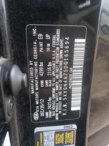 Photo 10 from auction – 2013 KIA OPTIMA EX with VIN 5XXGN4A75DG165694