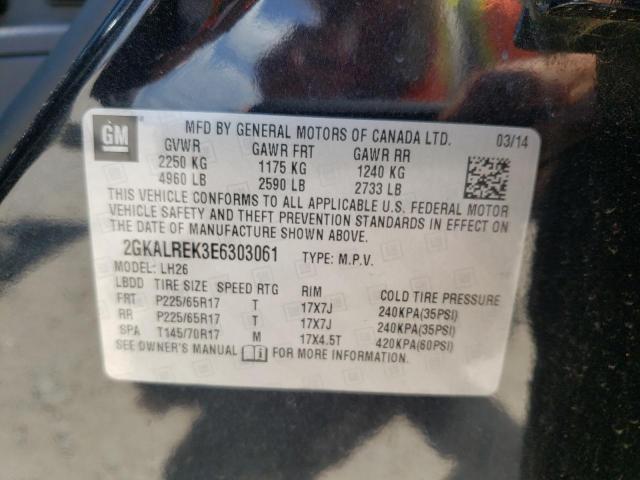 Photo 10 from auction – 2014 GMC TERRAIN SL with VIN 2GKALREK3E6303061