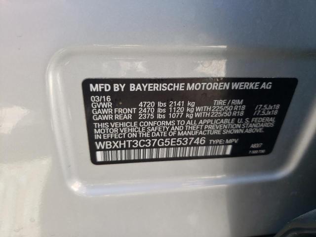 Photo 10 from auction – 2016 BMW X1 XDRIVE2 with VIN WBXHT3C37G5E53746
