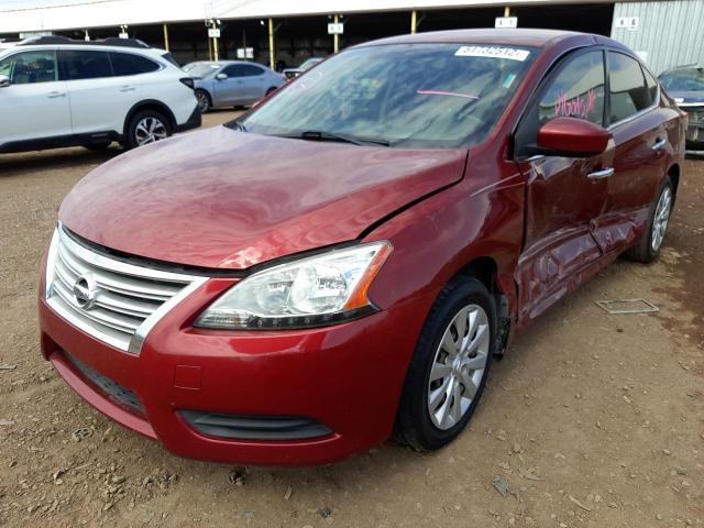 Photo 2 from auction – 2015 NISSAN SENTRA S with VIN 3N1AB7AP0FL682783