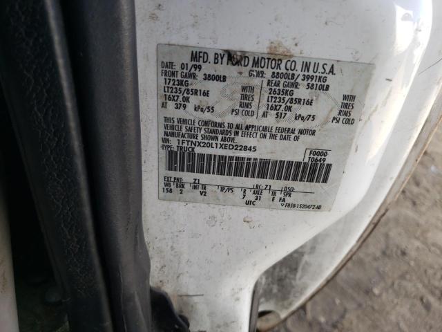 Photo 10 from auction – 1999 FORD F250 SUPER with VIN 1FTNX20L1XED22845