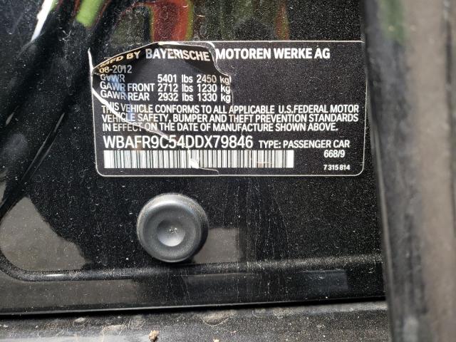Photo 10 from auction – 2013 BMW 550 I with VIN WBAFR9C54DDX79846