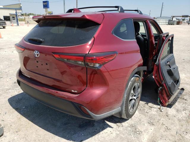 Photo 4 from auction – 2020 TOYOTA HIGHLANDER with VIN 5TDGZRAH6LS506544