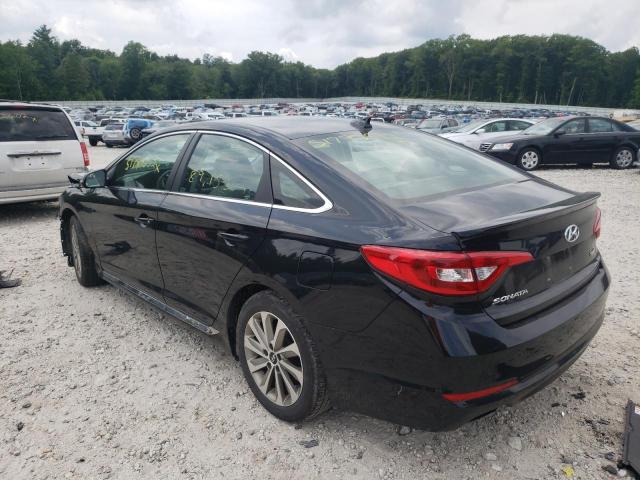 Photo 3 from auction – 2017 HYUNDAI SONATA SPO with VIN 5NPE34AF6HH554780