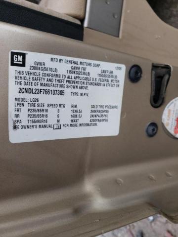 Photo 10 from auction – 2006 CHEVROLET EQUINOX LS with VIN 2CNDL23F766107305