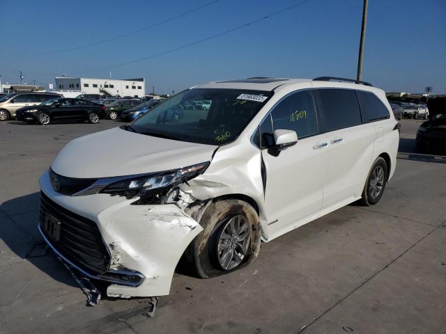 Photo 2 from auction – 2021 TOYOTA SIENNA XLE with VIN 5TDYRKEC2MS030367