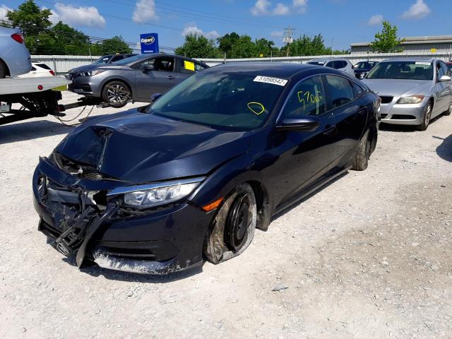 Photo 2 from auction – 2017 HONDA CIVIC LX with VIN 2HGFC2F55HH552733