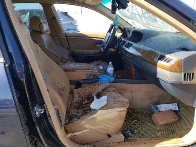 Photo 5 from auction – 2003 BMW 745 LI with VIN WBAGN63463DR16418