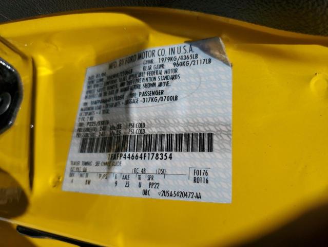 Photo 10 from auction – 2004 FORD MUSTANG with VIN 1FAFP44664F178354