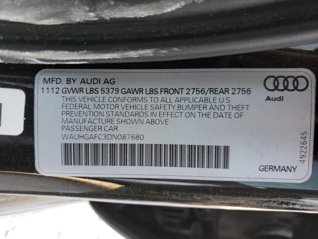 Photo 10 from auction – 2013 AUDI A6 PRESTIG with VIN WAUHGAFC3DN087680