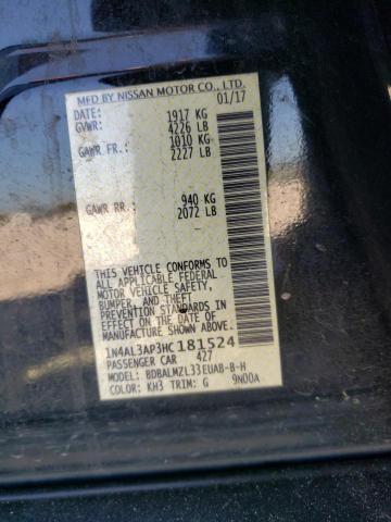 Photo 10 from auction – 2017 NISSAN ALTIMA 2.5 with VIN 1N4AL3AP3HC181524