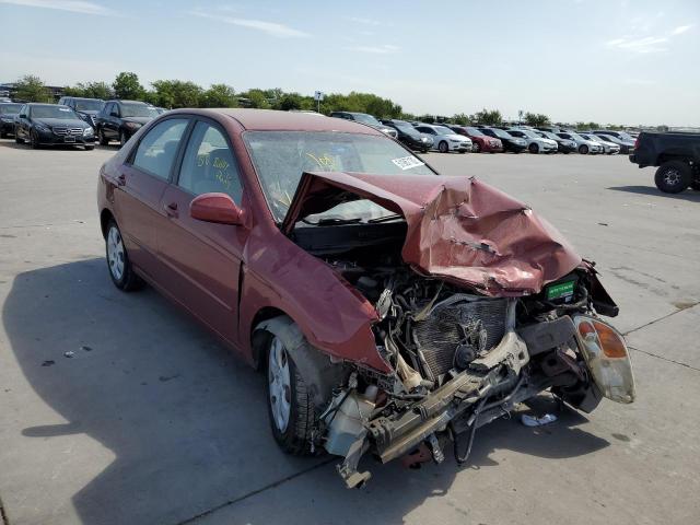 KIA SPECTRA EX 2007 with VIN KNAFE121975403413 - Photo from auction
