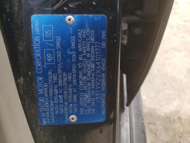 Photo 10 from auction – 2006 SUZUKI XL7 with VIN JS3TY92VX64101777