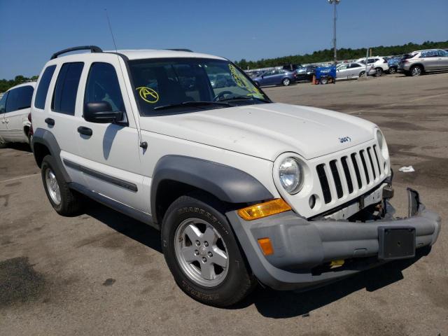 Photo 1 from auction – 2007 JEEP LIBERTY SP with VIN 1J4GL48K27W632907