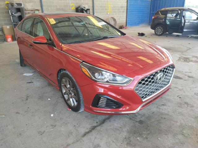 HYUNDAI SONATA SPO 2018 with VIN 5NPE34ABXJH672012 - Photo from auction