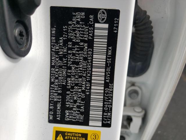 Photo 10 from auction – 2016 TOYOTA CAMRY LE with VIN 4T4BF1FK2GR546583