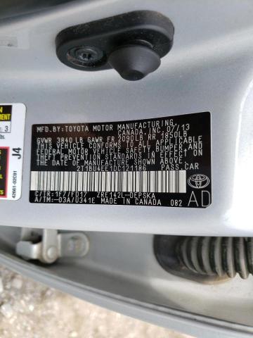 Photo 10 from auction – 2013 TOYOTA COROLLA BA with VIN 2T1BU4EE1DC121186