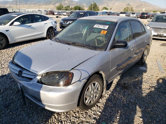 Photo 2 from auction – 2003 HONDA CIVIC LX with VIN 2HGES16583H618791