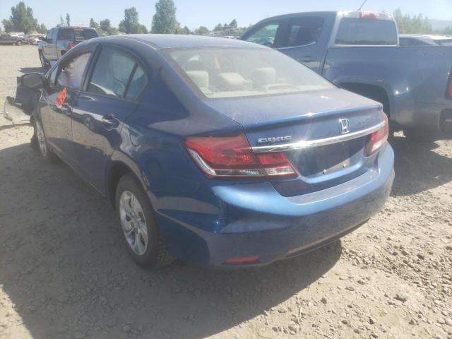 Photo 3 from auction – 2013 HONDA CIVIC LX with VIN 19XFB2F57DE203158