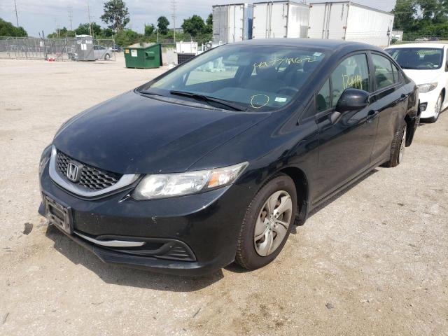 Photo 2 from auction – 2013 HONDA CIVIC LX with VIN 2HGFB2F52DH301830