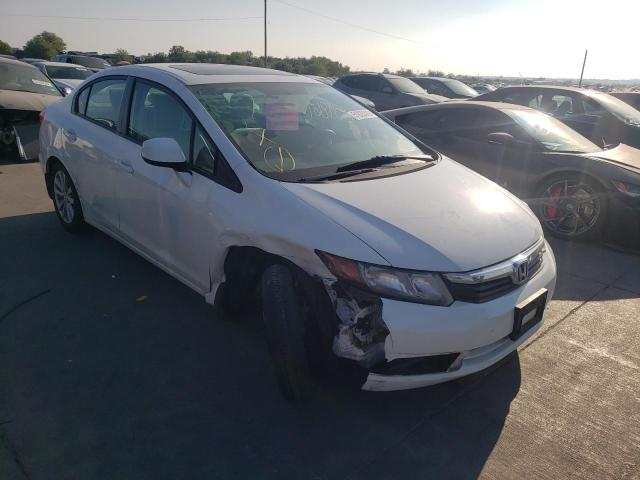 HONDA CIVIC EX 2012 with VIN 2HGFB2F87CH539195 - Photo from auction