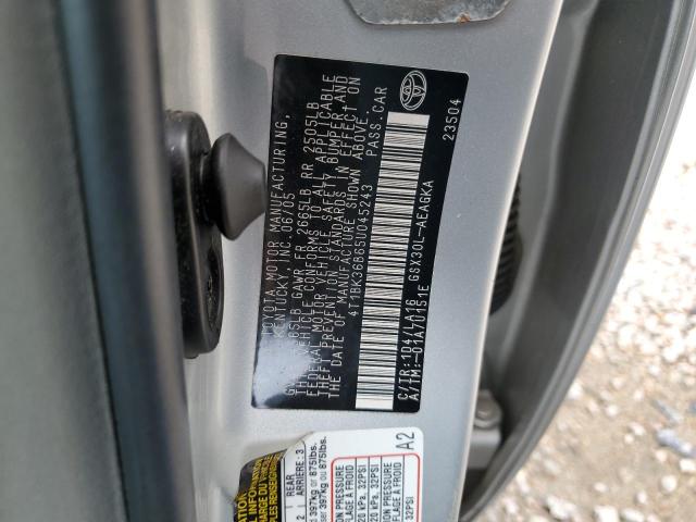 Photo 10 from auction – 2005 TOYOTA AVALON XL with VIN 4T1BK36B65U045243